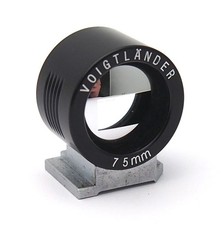 Voigtlander 75mm View Finder for Black Voigtlander Rangefinder - UK Dealer
