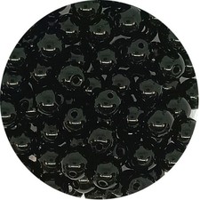 6mm/100, 8mm/50, 10mm/25pcs round loose glass pearl beads Jewellery DIY Craft