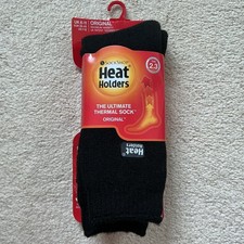 HEAT HOLDERS BLACK SOCKS SIZE 6-11 *NEW*