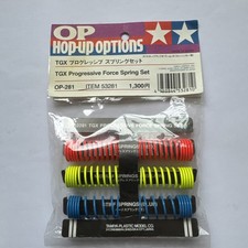 Tamiya Tgx progressive force Tuned Spring Set Rare NIP 53281
