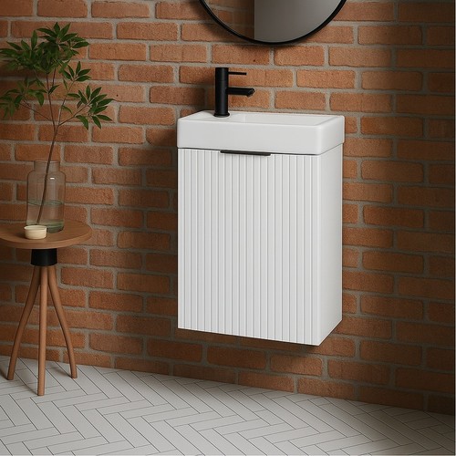 Cloakroom vanity unit 400mm - cloakroom,
