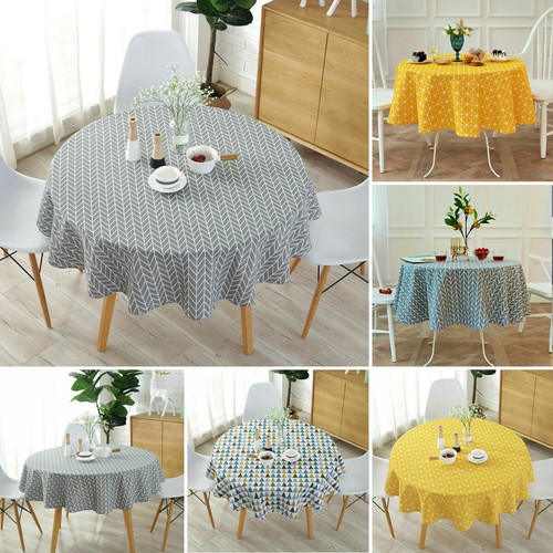Round table cloths - round,