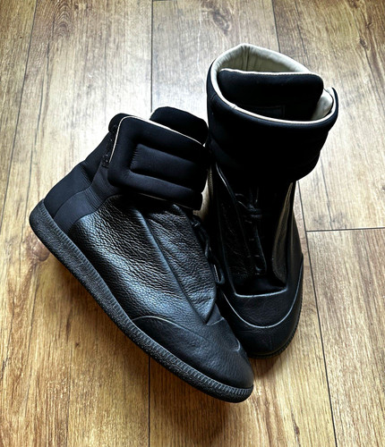 Maison margiela black - maison, leather