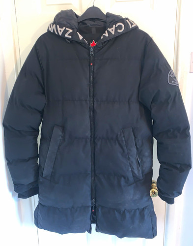 Zavetti canada black hooded - black,