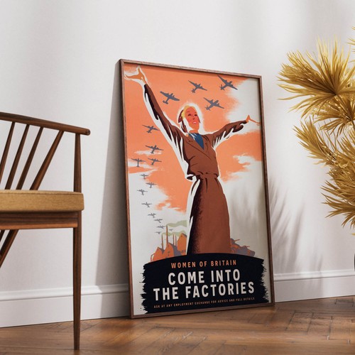 Ww2 propaganda poster come - ww2, poster: