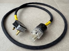 Russ Andrews YellO Power with Kimber Kable, UK to WattGate W320 Eco, 1.5m - VGC