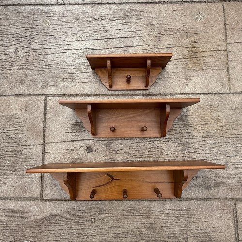 Two matching wood - wood, shelf