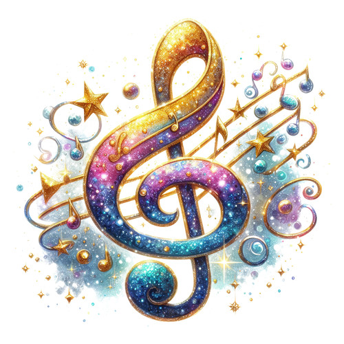9x9cm car decal music - 9x9cm, notes