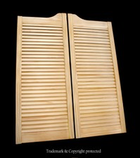 CAFE DOOR PINE LOUVERED 24"