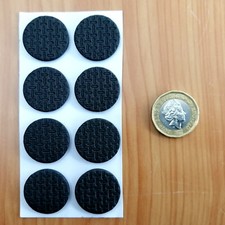 8 x Self Adhesive SOFT RUBBER PADS  FEET Ideal for Isolating BOOKSHELF SPEAKERS