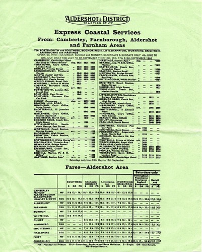 Aldershot district coastal - district,