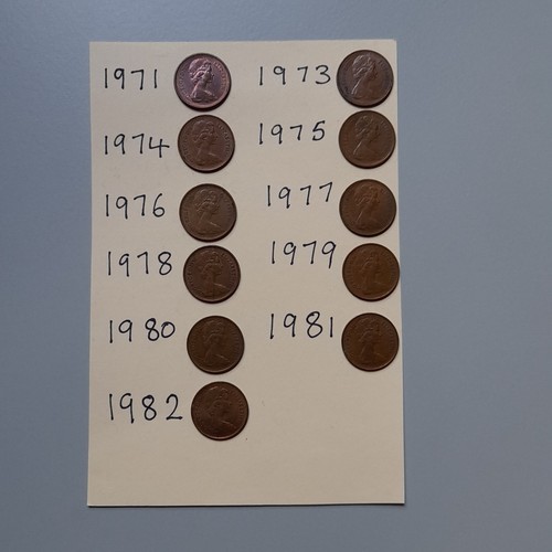 Half pence decimal - 1/2p,