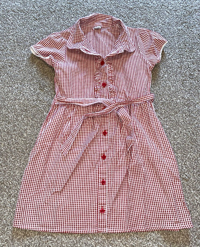 Girls red gingham - tu,
