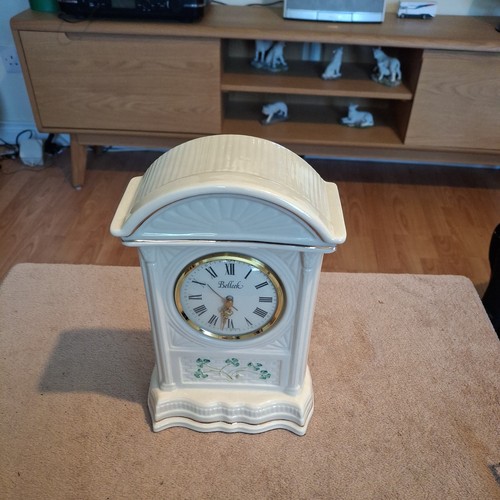 Belleek glenveigh mantel clock - mantel,