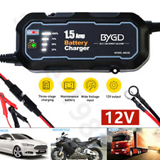 12V SAE Smart Motorcycle Motorbike Car Battery Charger Automatic Smart Trickle