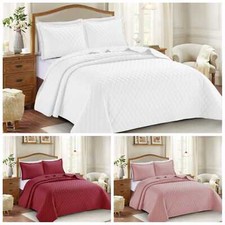 3 Piece Bedspread Bed Throw
