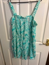 Ladies Papaya playsuit teal &