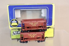 AHM RIVAROSSI 5273D RAKE of 2 UNION PACIFIC UP ORE CAR HOPPER WAGON 1369 om