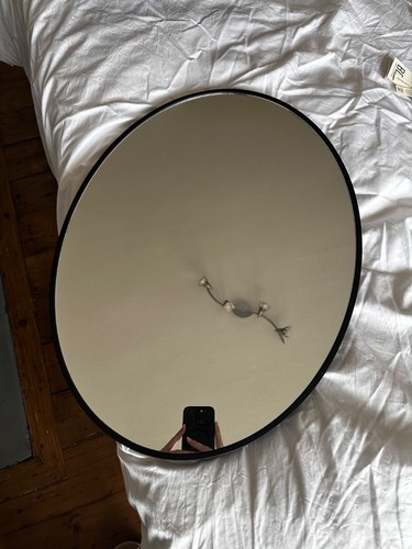 Oval dunelm mirror 45cm - oval,