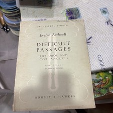 Difficult Passages for Oboe