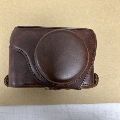 Coffee leather camera - coffee,