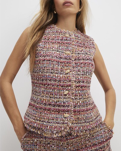 River island womens waistcoat - river,