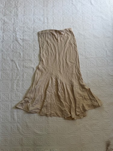 Topshop beige flared skirt - flared,