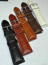 Hirsch Duke Leather Watch Strap.18mm to 22mm.5 colour options.RRP £39.95
