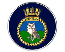 HMS Minerva Royal Navy Lapel