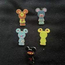 Disney Vinylmation Monster Pins Genuine X5