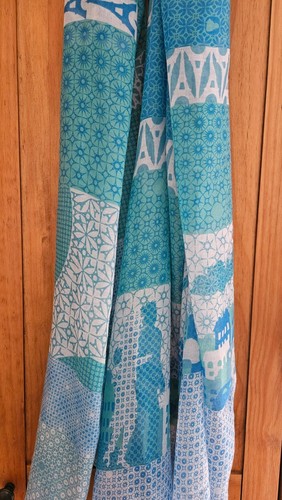 Pylones blue white paris - blue,