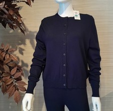 M & S   Crew Neck Button Up