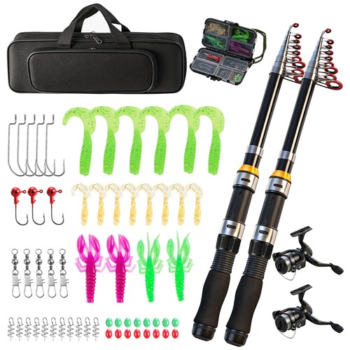 Fishing rod and reel - and,