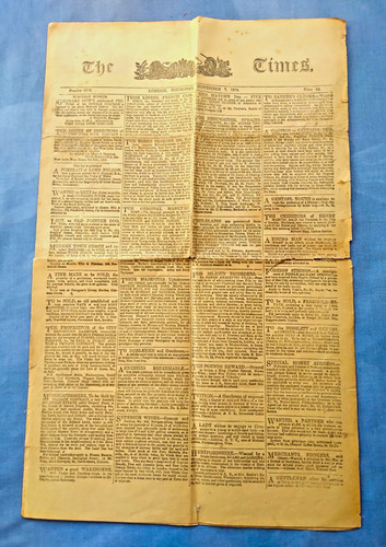 The times nov 1805 - times, (london)