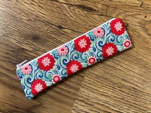 Handmade skinny pencil case - skinny,