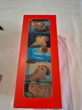 Ladies Capybara Themed Socks 5 Pairs Size 4-7 Would Make An Ideal Gift For A Fan