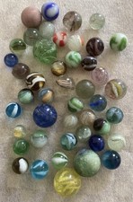 45 Vintage Marbles German ?