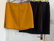 3×Women's mini Skirt Size 16