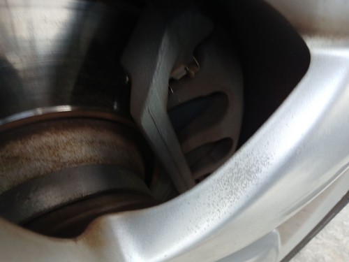 Front right brake caliper - front, /