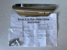 Rover  T16 - Stainless steel heat shield and Stainless steel top-end Fixings Kit