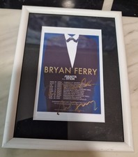 Bryan Ferry Tour Poster Signed