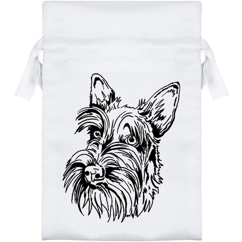 Scottish terrier dog satin - 'scottish, dog'