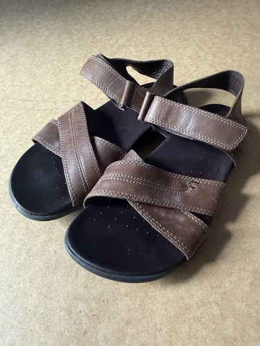 Ecco leather walking - leather, sandals