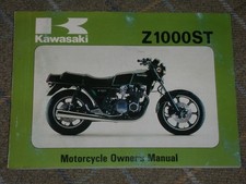 KAWASAKI Z1000 ST,Z1000 E1 1979 MOTORCYCLE OWNERS MANUAL,HANDBOOK