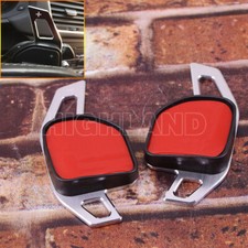 UK Aluminum Metal Paddle Shift Extensions For Audi Steering Wheel Gear Car