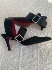 Black Unisa shoes, Diamanté buckle , size 37 /4, Never worn