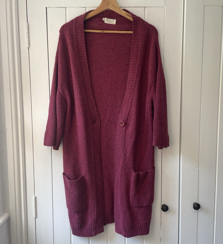 Toast cardigan burgundy - cardigan, red