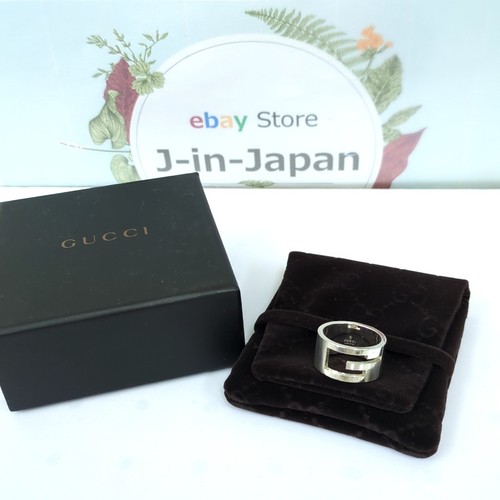 Gucci branded ring open g - ring,