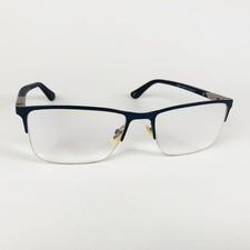 POLICE eyeglasses BLACK HALF RIM glasses frame MOD: AXIOM 2 VPL884 COL.0502