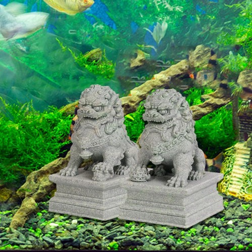 2pcs mini stone - 2pcs, lion